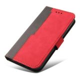 Peňaženkové kožené puzdro COLOR na Huawei Nova 9 SE - Červená
