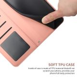 Peňaženkové kožené puzdro BUTTERFLY PEONY na Huawei P50 Pro – Ružová