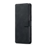 Peňaženkové kožené puzdro DG.MING na Samsung Galaxy A33 5G - Čierna