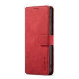 Peňaženkové kožené puzdro DG.MING na Samsung Galaxy A33 5G - Červená