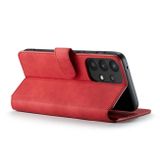 Peňaženkové kožené puzdro DG.MING na Samsung Galaxy A33 5G - Červená
