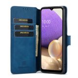 Peňaženkové kožené puzdro DG.MING na Samsung Galaxy A33 5G - Modrá