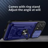 Ring Holder kryt Sliding na Motorola Edge 20 Lite - Modrá