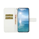 Peňaženkové kožené puzdro Ethnic na Samsung Galaxy A73 5G - Biela