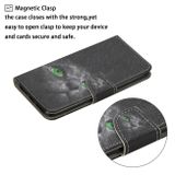 Peňaženkové kožené puzdro COLORED na Samsung Galaxy A23 5G - Čierna mačka