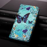 Peňaženkové kožené puzdro Weave na Samsung Galaxy A73 5G - Heart Butterfly
