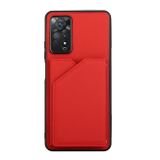 Kožený kryt SKIN na Xiaomi Redmi Note 11 Pro - Červená