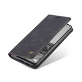 Peňaženkové kožené puzdro CaseMe Flip na Samsung Galaxy A73 5G - Čierna