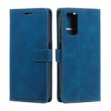Peňaženkové kožené puzdro SKIN na Xiaomi Redmi Note 11 Pro - Modrá