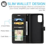 Peňaženkové kožené puzdro SKIN na Xiaomi Redmi Note 11 Pro - Čierna