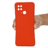 Gumený kryt LIQUID na Xiaomi Redmi 10C - Červená