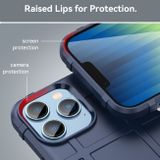 Gumený kryt Rugged Shield na iPhone 14 – Modrá