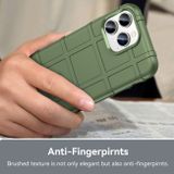 Gumený kryt Rugged Shield na iPhone 14 – Zelená