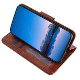Peňaženkové kožené puzdro CRYSTAL na Samsung Galaxy A23 5G - Červená