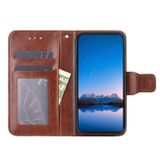 Peňaženkové kožené puzdro CRYSTAL na Samsung Galaxy A23 5G - Hnedá