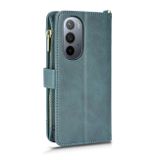 Peňaženkové kožené puzdro Litchi na Motorola Edge 30 - Zelená