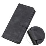 Peňaženkové kožené puzdro KHAZNEH na iPhone 14 Pro Max - Čierna