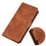 Peňaženkové kožené puzdro KHAZNEH na iPhone 14 Pro Max - Hnedá