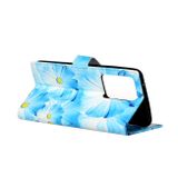 Peňaženkové puzdro na Samsung S20+ Colored Drawing Marble -Orchid
