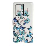 Peňaženkové puzdro na Samsung S20+ Colored Drawing Marble -Little Butterflies