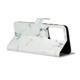 Peňaženkové puzdro na Samsung S20+ Colored Drawing Marble -biela