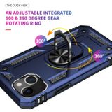 Ring Holder kryt Shockproof na iPhone 14 – Modrá