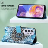 Peňaženkové 3D puzdro DRAWING na Samsung Galaxy A23 5G - Podmorská mandala