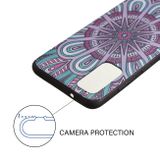 Gumený kryt Embossment Patterned TPU na Samsung Galaxy S20-Mandala