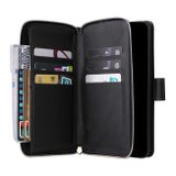 Multifunkčné peňaženkové puzdro ZIPPER na váš Samsung Galaxy A23 5G - Čierna