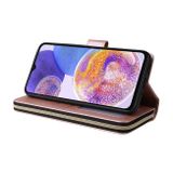Multifunkčné peňaženkové puzdro ZIPPER na váš Samsung Galaxy A23 5G - Ružovozlatá