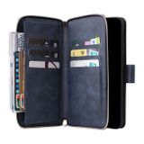 Multifunkčné peňaženkové puzdro ZIPPER na váš Samsung Galaxy A23 5G - Modrá