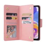 Multifunkčné peňaženkové puzdro RIVET na váš Samsung Galaxy A23 5G - Ružovozlatá