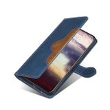 Peňaženkové kožené puzdro STITCHING na Samsung Galaxy A03 – Modrá