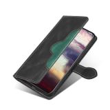 Peňaženkové kožené puzdro STITCHING na Samsung Galaxy A03 – Čierna