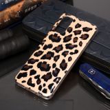 Gumený kryt Plating Marble Pattern na Samsung Galaxy S20-Leopard