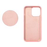 Gumený kryt SILICONE na iPhone 14 Pro Max - Sand Pink
