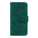 Peňaženkové kožené puzdro BUTTERFLY na Xiaomi 12X – Zelená