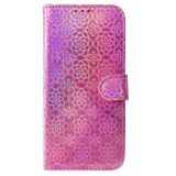 Peňaženkové kožené puzdro COLORFUL na Xiaomi 12 Lite – Ružová