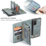 Peňaženkové puzdro na Samsung Galaxy S20 - CaseMe Detachable - zelená
