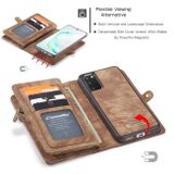 Peňaženkové puzdro na Samsung Galaxy S20 - CaseMe Detachable - hnedá