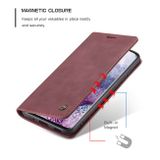 Peňaženkové puzdro na Samsung Galaxy S20 - CaseMe Multifunctional - Wine Red