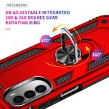 Ring Holder kryt Shockproof na Motorola Moto G52 – Červená