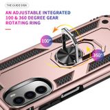 Ring Holder kryt Shockproof na Motorola Moto G52 – Ružovozlatá