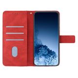 Peňaženkové kožené puzdro Mandala na Samsung Galaxy A73 5G - Červená