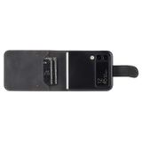 Peňaženkové kožené puzdro AZNS Dream na Samsung Galaxy Z Flip4 - Čierna