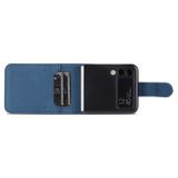 Peňaženkové kožené puzdro AZNS Dream na Samsung Galaxy Z Flip4 - Modrá