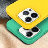 Gumený kryt Shockproof na iPhone 14 - Žltá