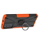 Ring Holder kryt Armor Bear na Motorola Moto G52 – Oranžová