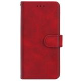 Peňaženkové kožené puzdro LEATHER na Huawei Nova 10 – Červená