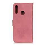 Peňaženkové kožené puzdro na Huawei P40 Lite E - Ružový